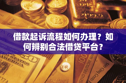 武汉借款起诉流程如何办理？如何辨别合法借贷平台？