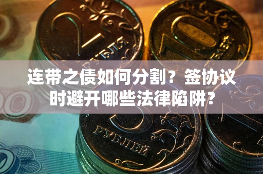 武汉连带之债如何分割？签协议时避开哪些法律陷阱？