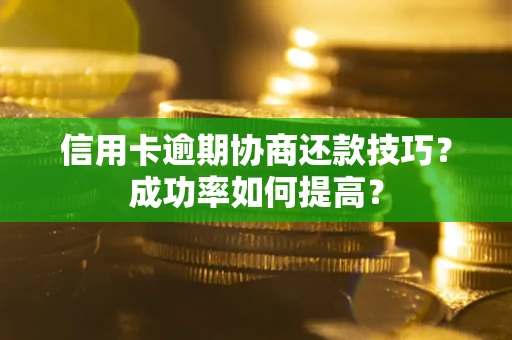 武汉信用卡逾期协商还款技巧？成功率如何提高？
