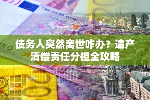 武汉债务人突然离世咋办？遗产清偿责任分担全攻略