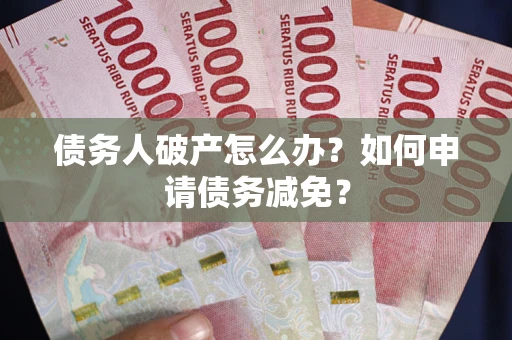 武汉债务人破产怎么办？如何申请债务减免？
