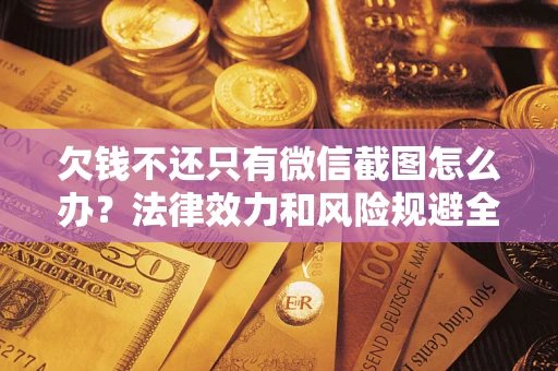 武汉欠钱不还只有微信截图怎么办？法律效力和风险规避全解析