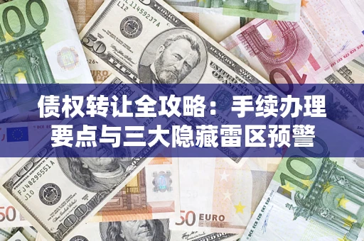 武汉债权转让全攻略：手续办理要点与三大隐藏雷区预警