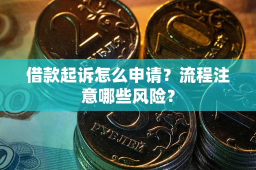 武汉借款起诉怎么申请？流程注意哪些风险？