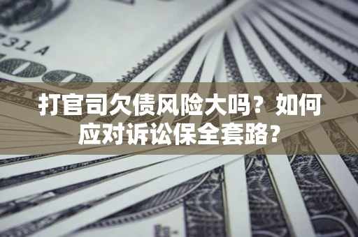 武汉打官司欠债风险大吗？如何应对诉讼保全套路？
