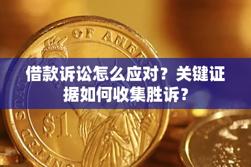 武汉借款诉讼怎么应对？关键证据如何收集胜诉？