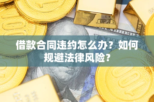 武汉借款合同违约怎么办？如何规避法律风险？