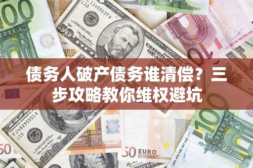 武汉债务人破产债务谁清偿?三步攻略教你维权避坑 武汉债务人破产债务谁清偿?三步攻略教你维权避坑