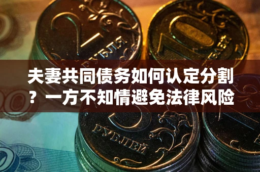 武汉夫妻共同债务如何认定分割？一方不知情避免法律风险必看！